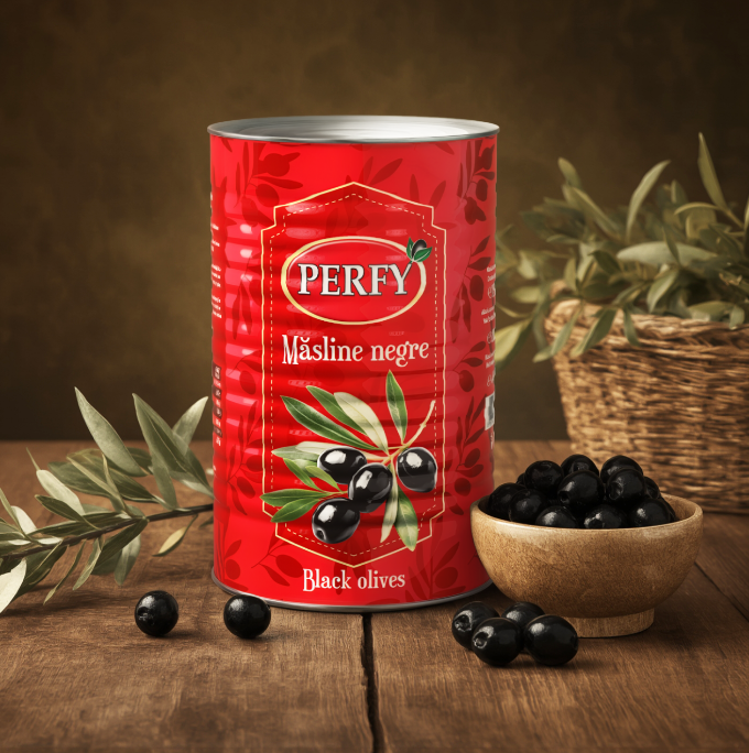 Perfy Black Olives Can