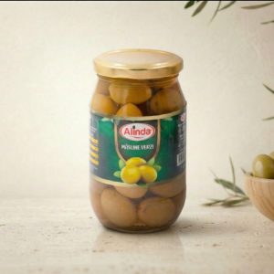 Măsline Verzi Întregi Alinda – Borcan 400 g